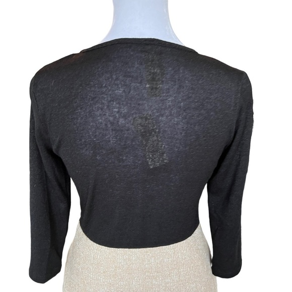 Amadi x Anthropologie - NWT Cross Wrap Sweater Knee Length Dress Sz S - Picture 6 of 8